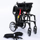 Feather Power Chair Folded with Leg Rests