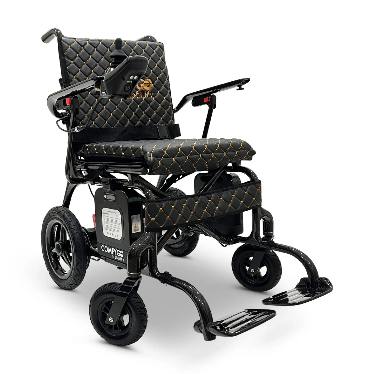 ComfyGo Phoenix Carbon Fiber Electric Wheelchair - 29 lbs Frame: Lightweight, Long-Range, Airline Approved