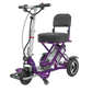 Enhance Mobility Triaxe Sport Folding Mobility Scooter in Purple