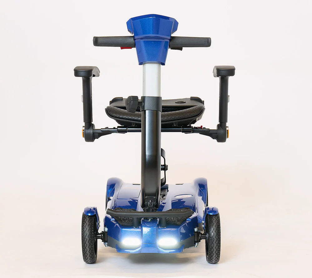 EV Rider Transport 4M Optional Armrests in Blue Front View