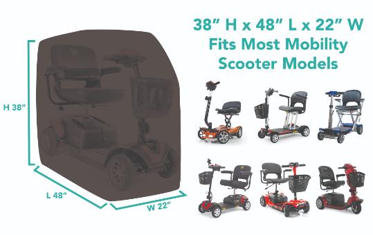 Suncoast Mobility Scooter Cover Dimensions 