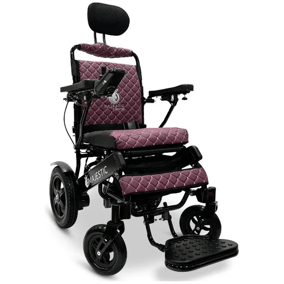 ComfyGo MAJESTIC IQ-9000 Remote Control with Auto-Recline in Black Frame with Grey Overlay
