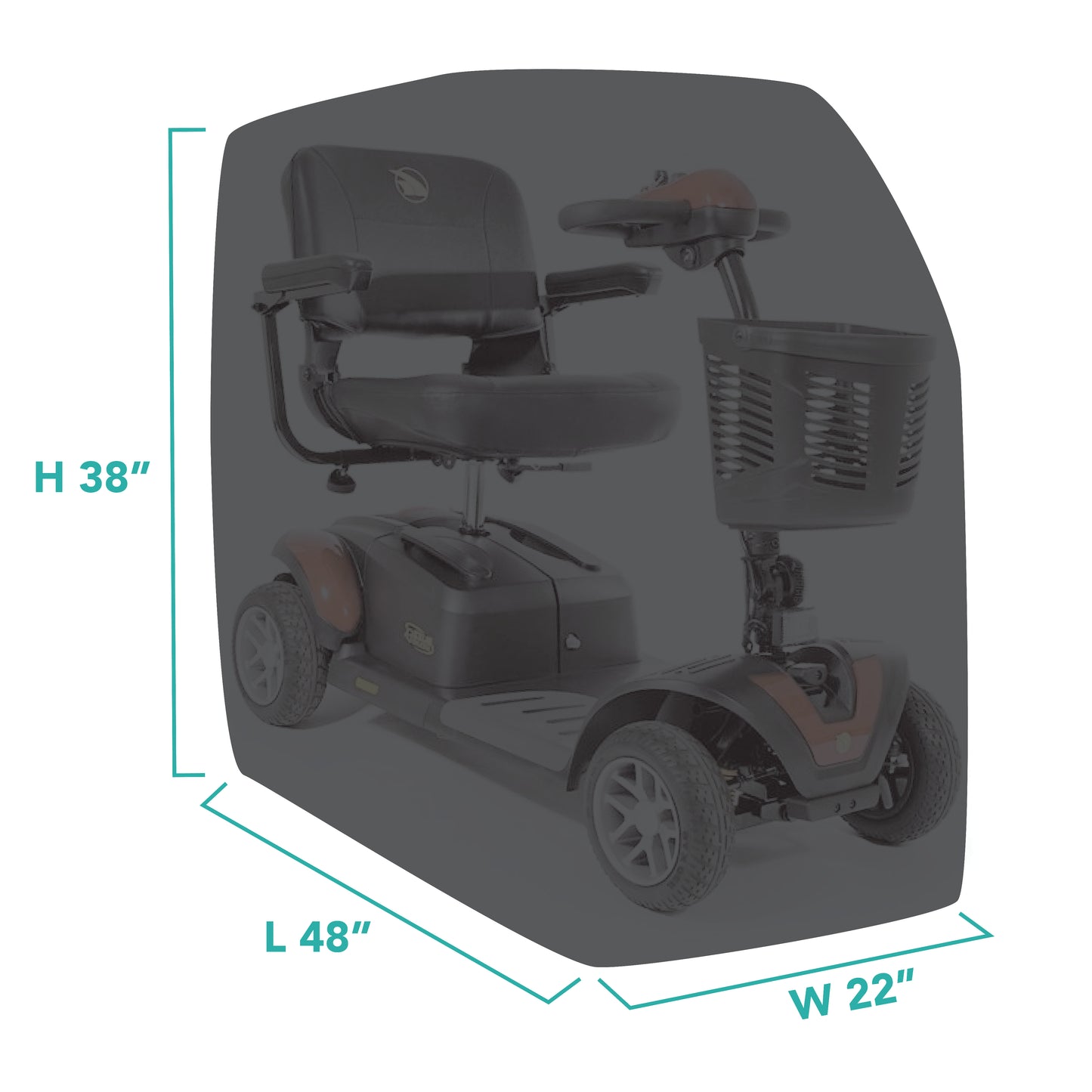 Suncoast Mobility - Durable Mobility Scooter Cover