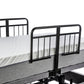 Man Sleeping on Golden Passport Hi Low Adjustable Bed  Rails