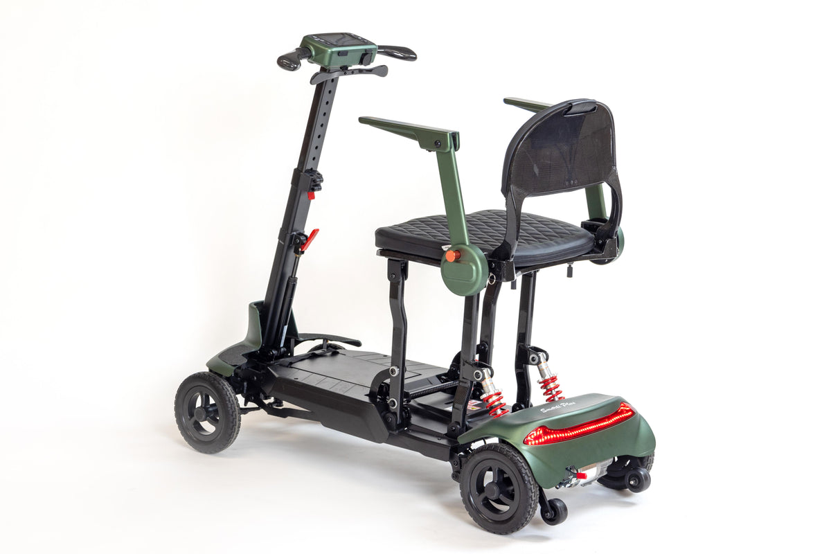 Monarch Mobility Smarti Plus in Green Back/Side View