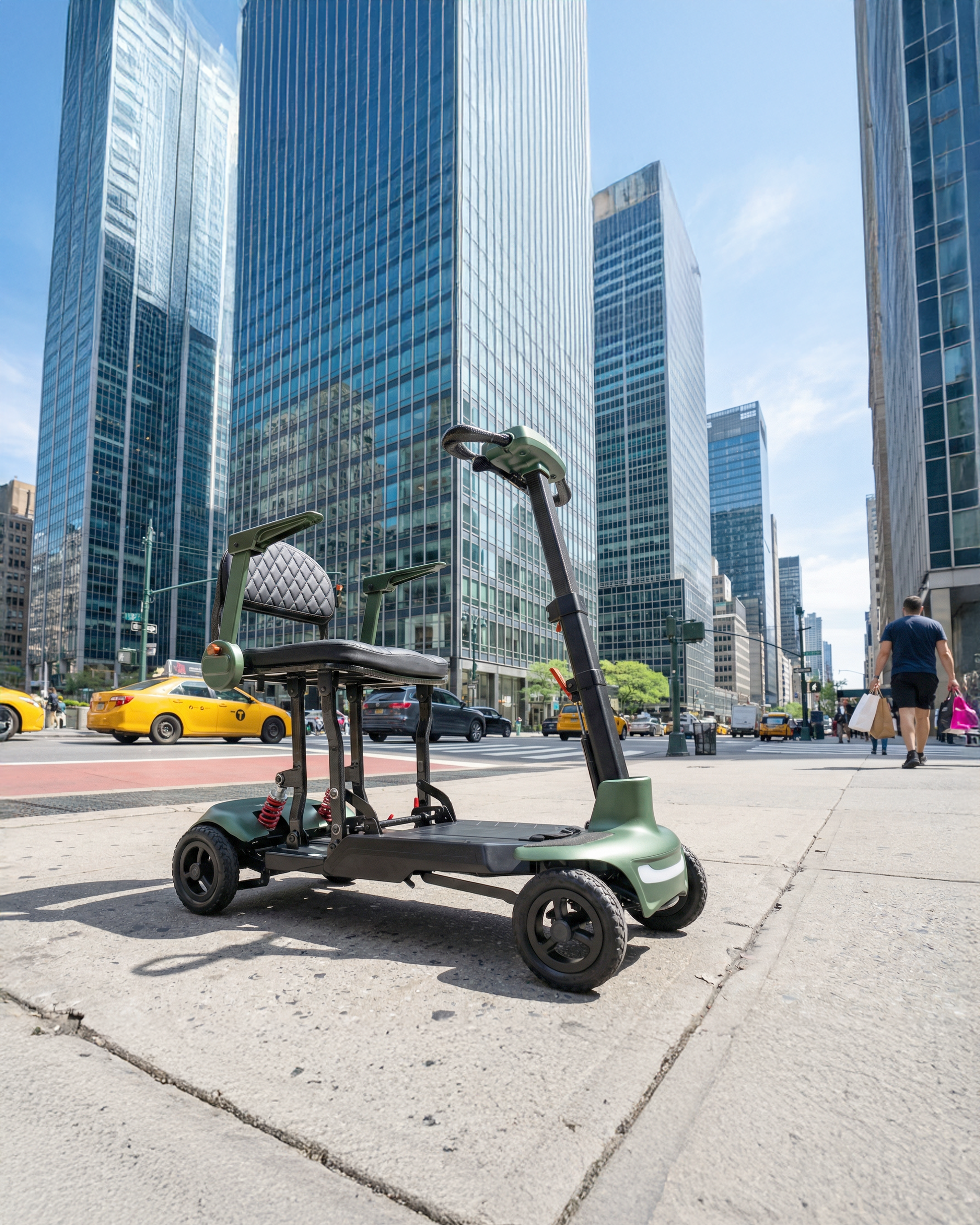 Monarch Mobility Smarti Plus in Green in City