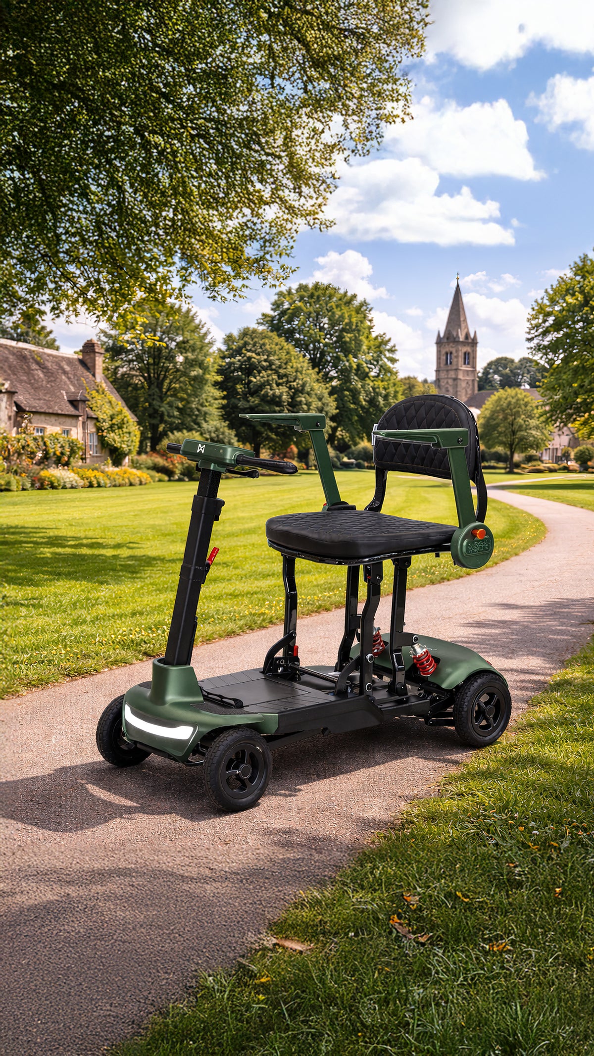 Monarch Mobility Smarti Plus in Green on Trail