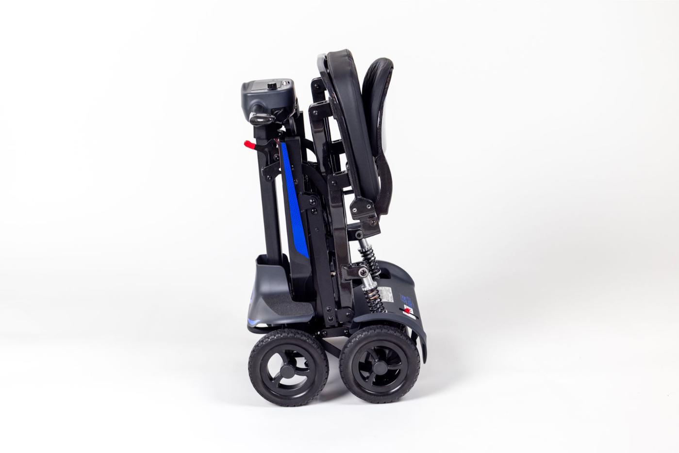 Monarch Mobility Supa Carbon Lite in Grey Folded