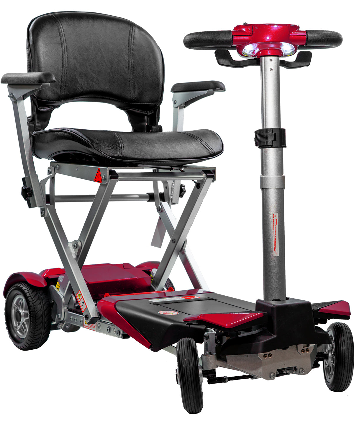 Enhance Mobility Transformer 2 Automatic Folding Mobility Scooter in Red