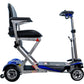 Enhance Mobility Transformer 2 Automatic Folding Mobility Scooter in Blue Side View