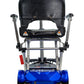 Enhance Mobility Transformer 2 Automatic Folding Mobility Scooter in Blue Rear View