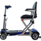 Enhance Mobility Transformer 2 Automatic Folding Mobility Scooter in Blue Side View