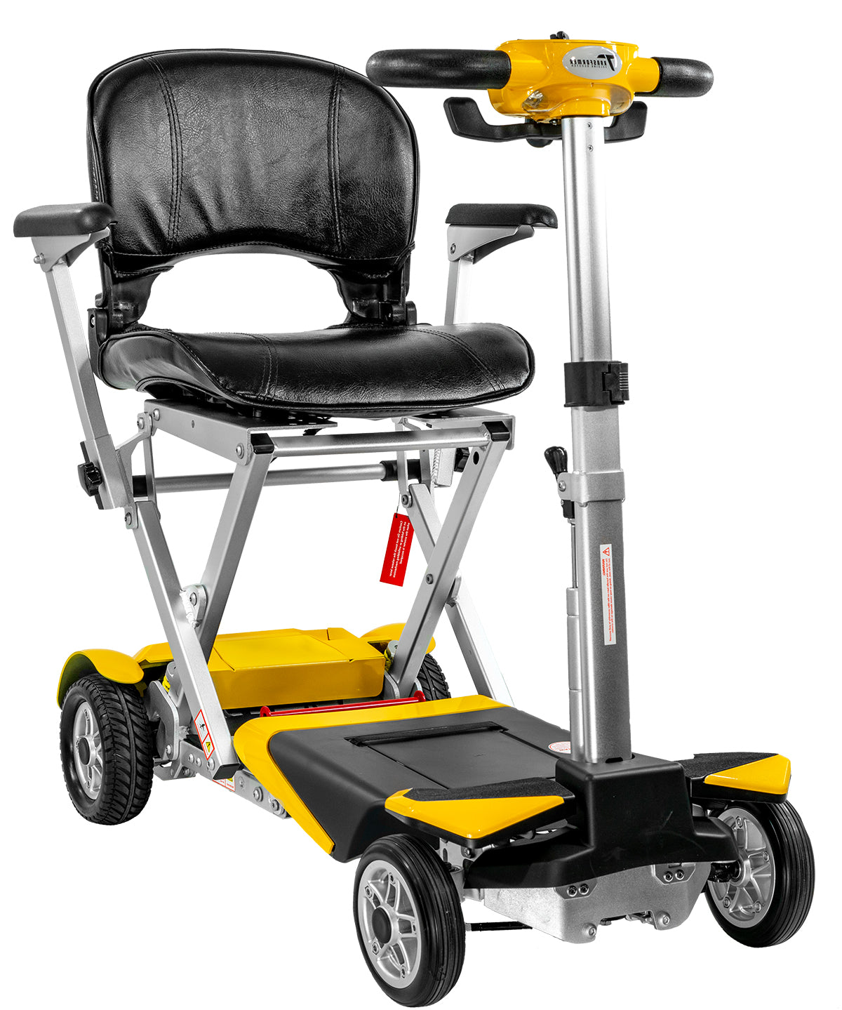 Enhance Mobility Transformer 2 Automatic Folding Mobility Scooter in Yellow