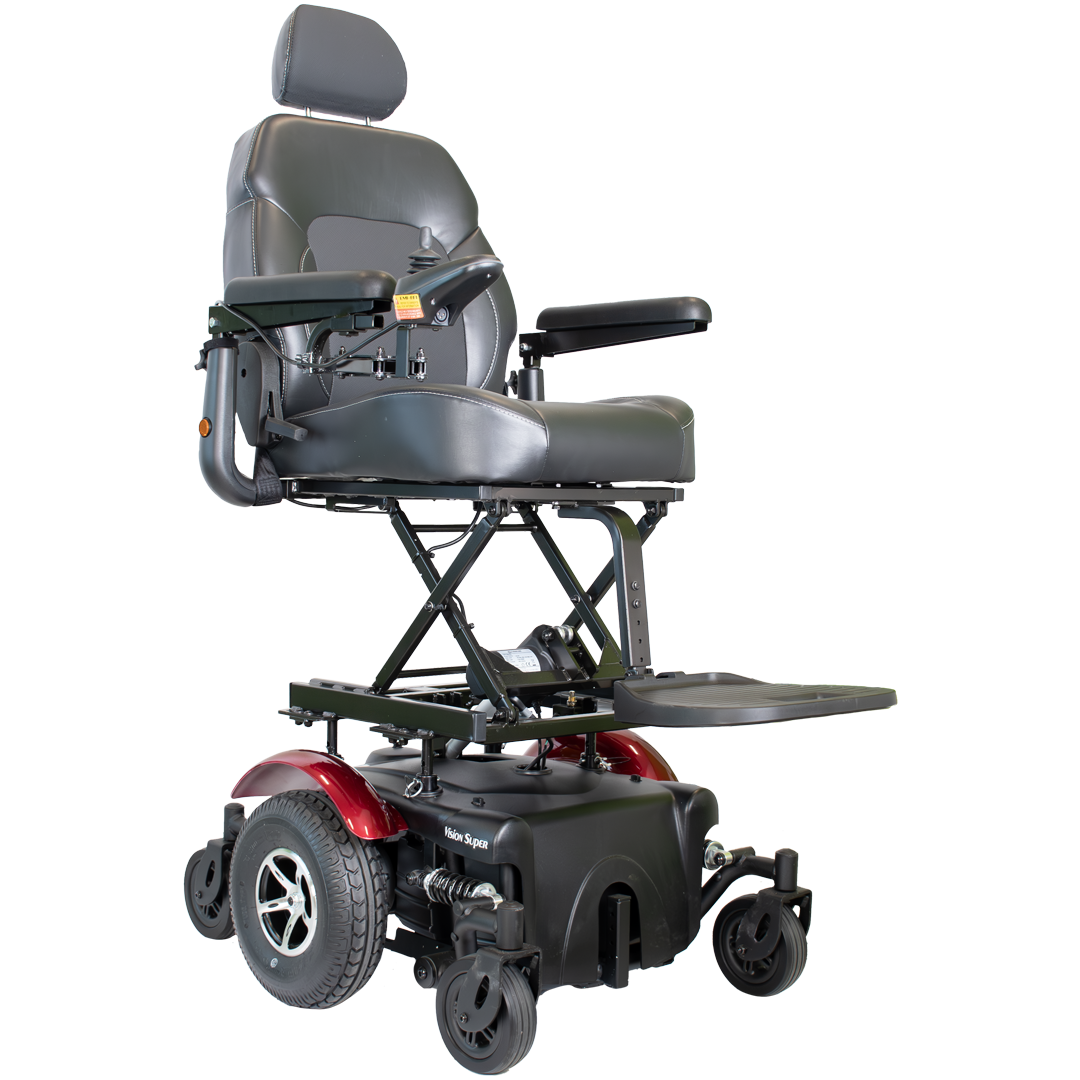 Merits Health Vision Super in Red with Lift