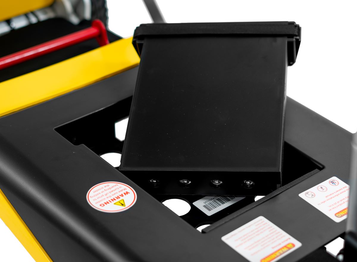 Enhance Mobility Transformer 2 Automatic Folding Mobility Scooter in Yellow with Battery