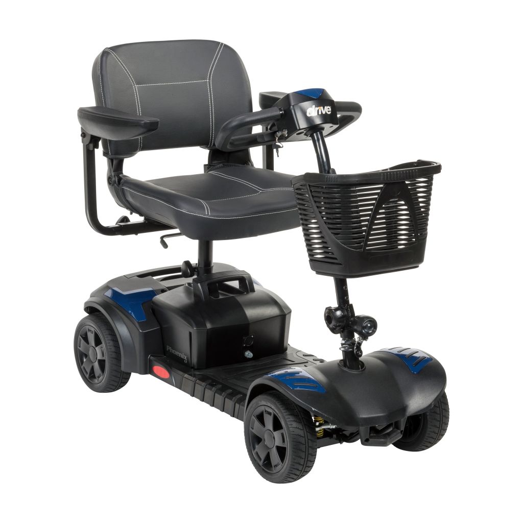 Drive Medical Phoenix LT 4-Wheel Scooter in Blue