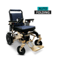ComfyGo Majestic IQ-7000 Electric Wheelchair with Remote Control and Auto-Fold in Gold Frame