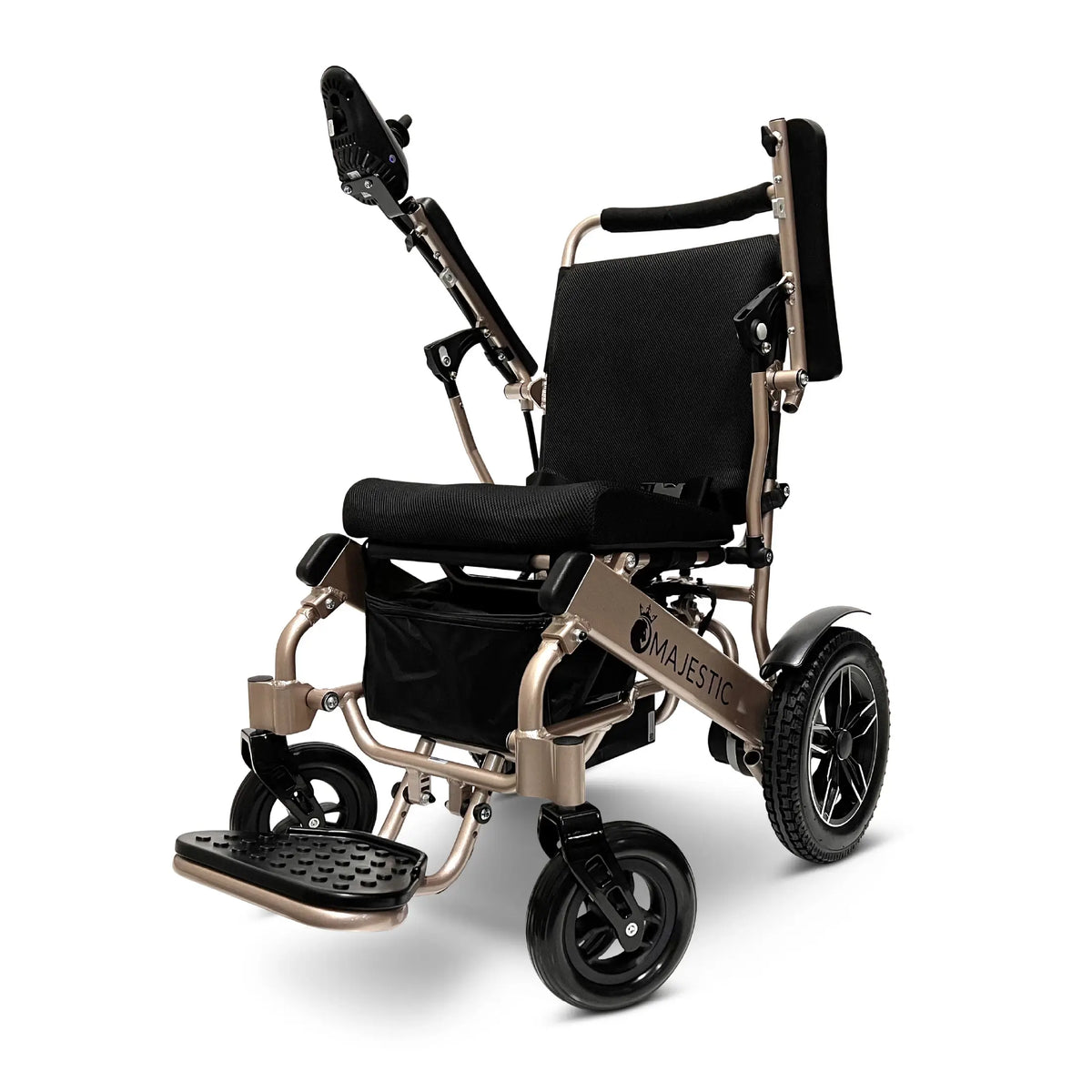 MAJESTIC IQ-8000 Remote Controlled Lightweight Electric Wheelchair in Gold