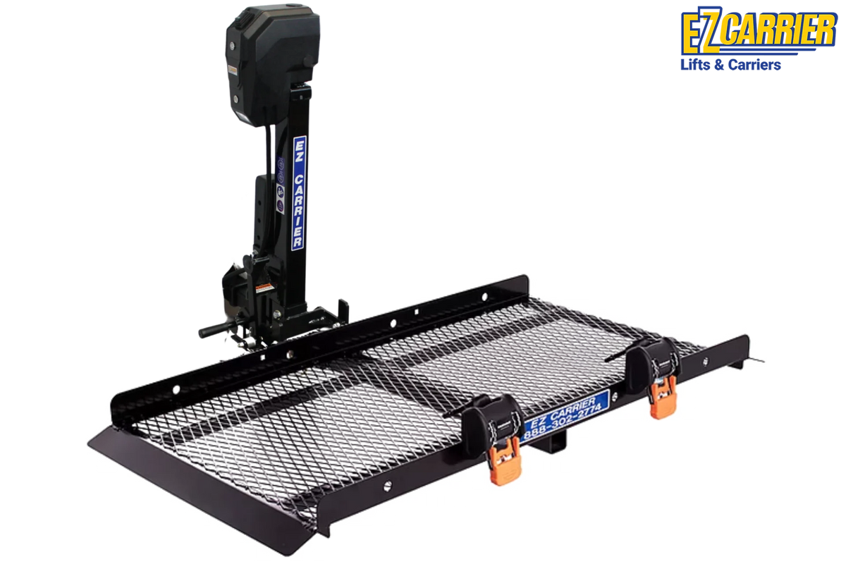 EZ Carrier EZCL: Electric Lift – Manual Fold Up (Semi-Auto)