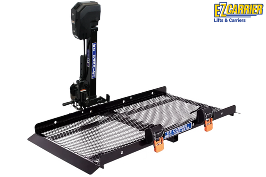 EZ Carrier EZCL: Electric Lift – Manual Fold Up (Semi-Auto)