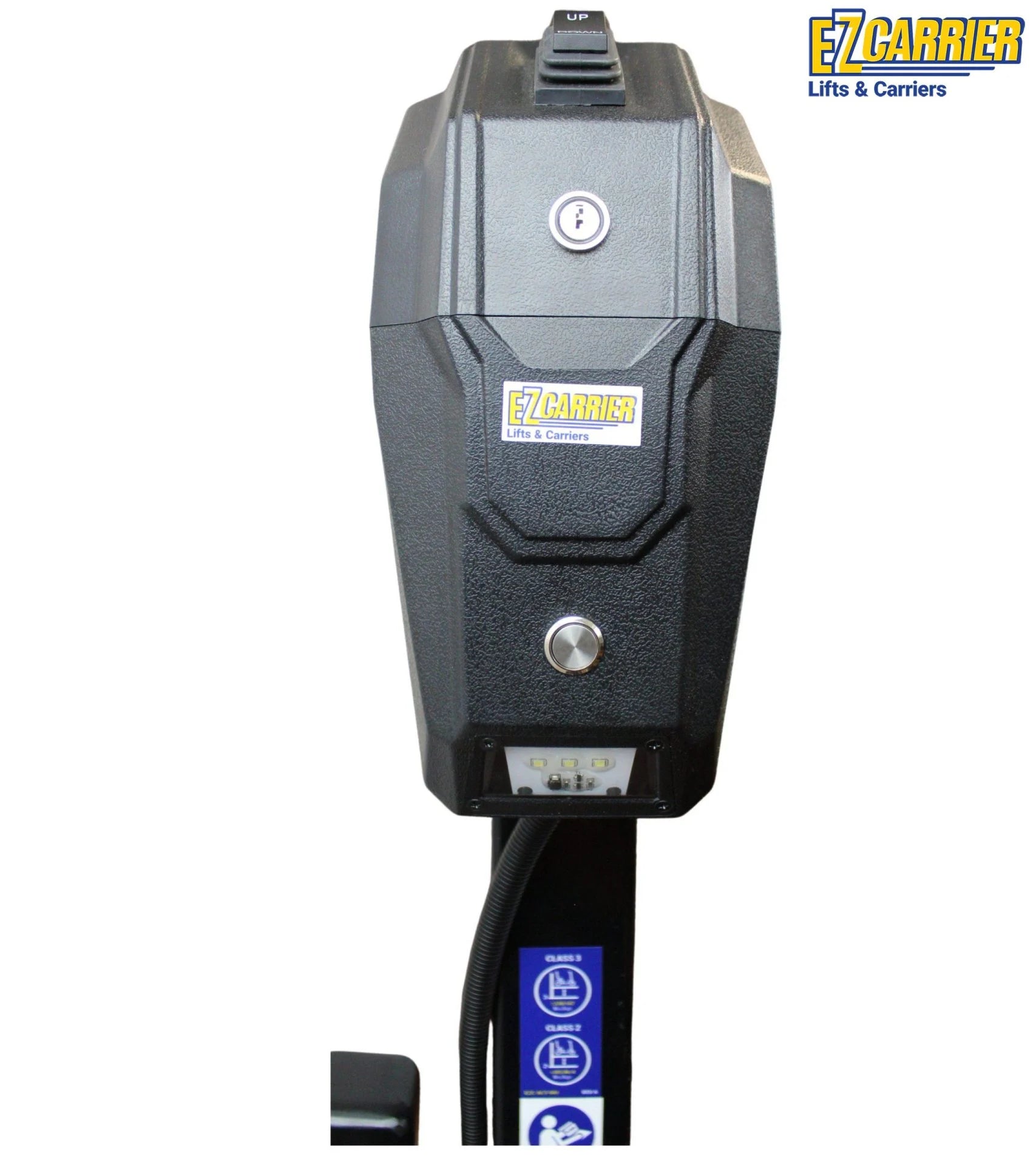 EZ Carrier EZCL: Electric Lift – Manual Fold Up (Semi-Auto)
