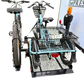 EZ Carrier EZCLA: EZ Carrier Lift Automatic (Full Automatic) with a attached to a vehicle, branded 'E-Z Carrier'.