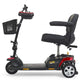 Golden Technologies Buzzaround XLS-HD 3-Wheel in red side view.