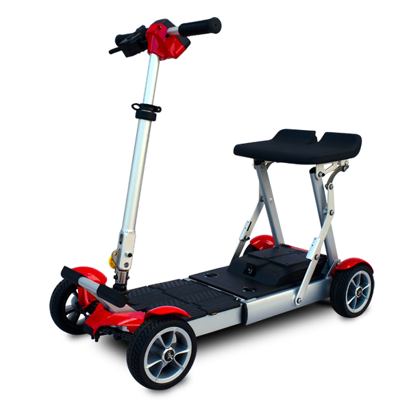 EV Rider Gypsy 2 Folding Mobility Scooter in Red