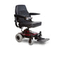 Shoprider Jimmie Power Wheelchair a white background.