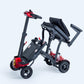 Monarch Mobility Genie Manual Fold Mobility Scooter in Red Folding