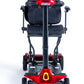 Monarch Mobility Genie Manual Fold Mobility Scooter in Red Front View