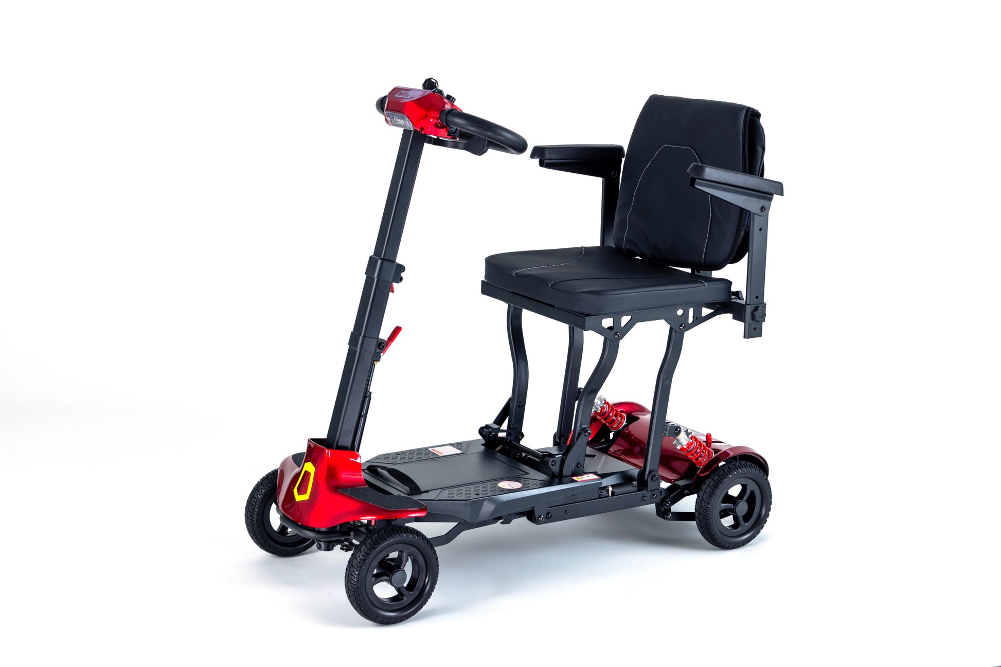 Monarch Mobility Genie Manual Fold Mobility Scooter in Red