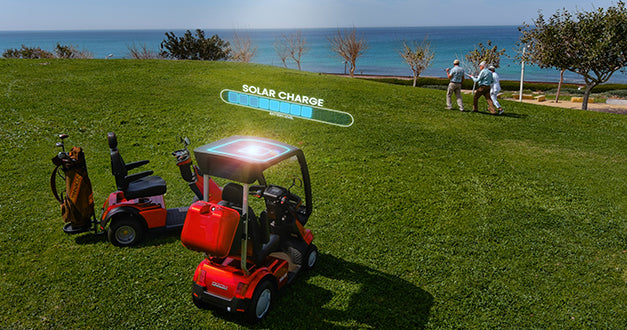 Afikim Afiscooter Solar - World's First Solar-Powered Mobility Scooter On the Golf Course