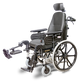 Heartway Spring is a manual wheelchair with a lightweight aluminum frame with elevating leg rests