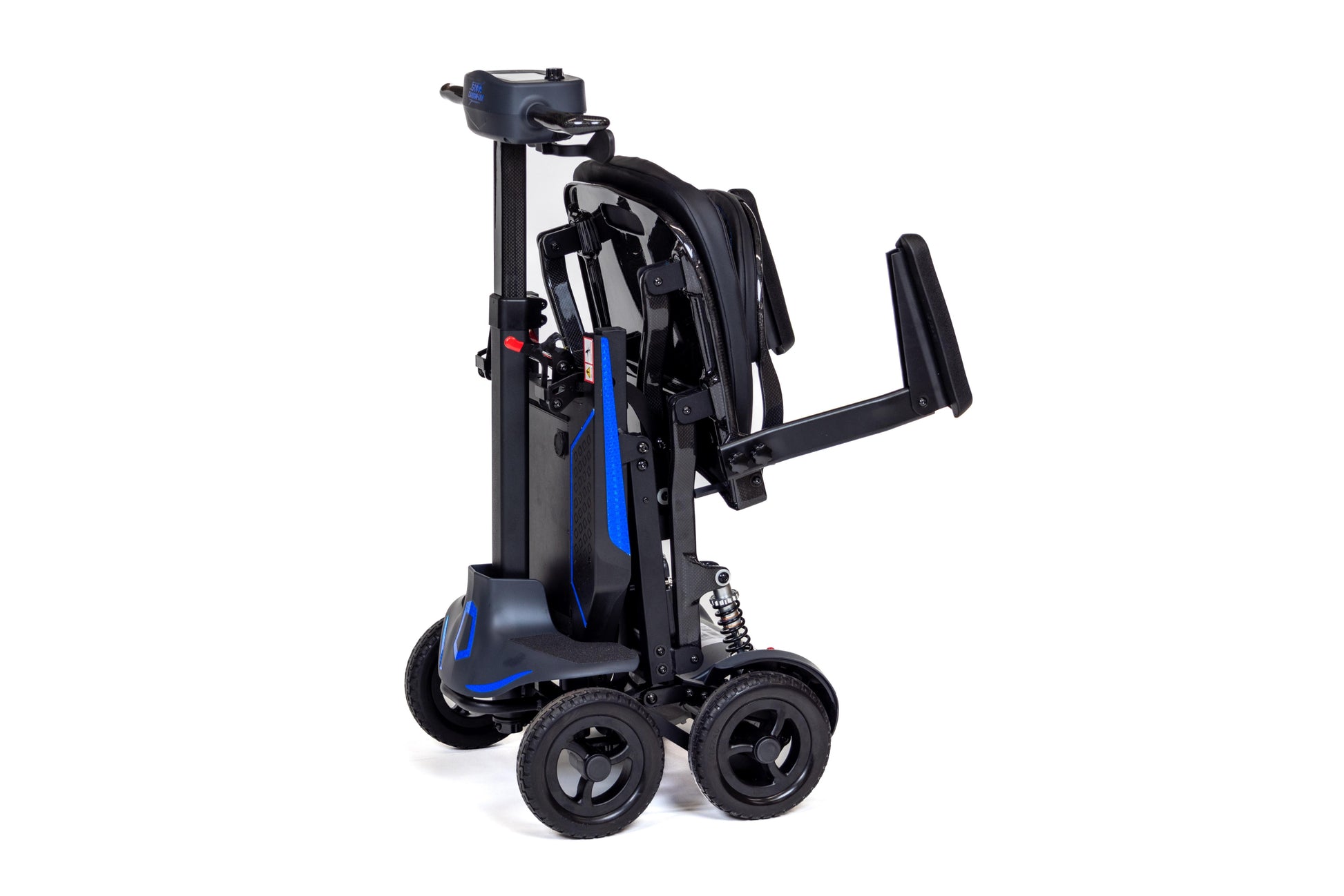 Monarch Mobility Supa Carbon Lite in Grey Folded