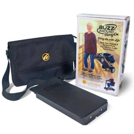 Golden Technologies Buzzaround CarryOn Lithium Battery - Full Size and Airline Approved Travel Size