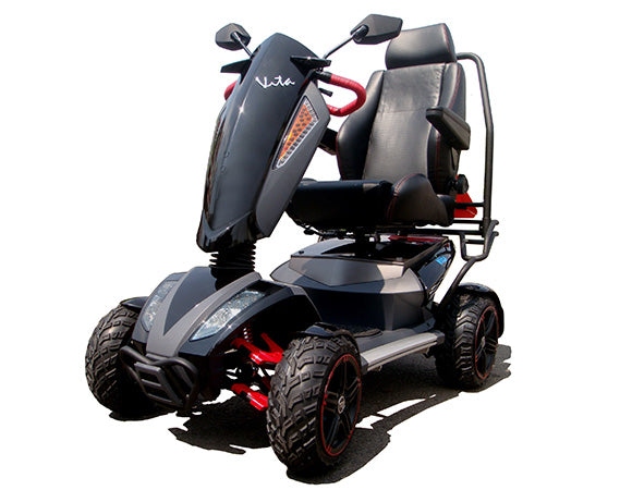 EV Rider Vita Monster Heavy-Duty Mobility Scooter in Black