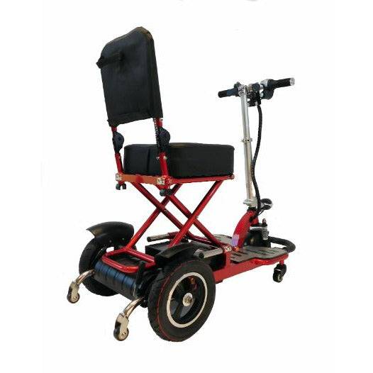Enhance Mobility Cruze Folding Mobility Scooter in Red Back