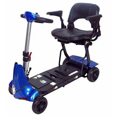 Enhance Mobility Mobie Plus Folding Mobility Scooter in Blue 