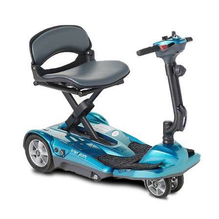 EV Rider Transport AF Plus Automatic Folding Scooter in Blue