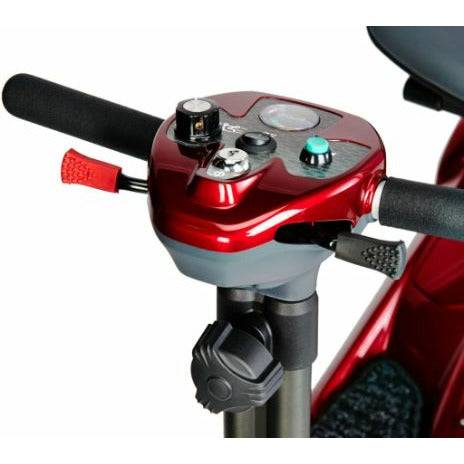 EV Rider Transport AF Plus Automatic Folding Scooter Tiller  in Red