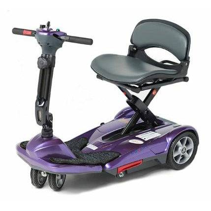 EV Rider Transport M Manual Folding Mobility Scooter in Plum