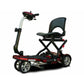 EV Rider Transport Plus Manual Folding Mobility Scooter in Red