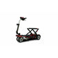 EV Rider Transport Plus Manual Folding Mobility Scooter without Seat in Red