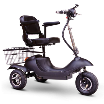 EWheels EW-20 Mobility Scooter Side View in Black