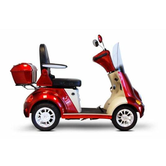 EW-52 Heavy Duty Mobility Scooter Side View in Red