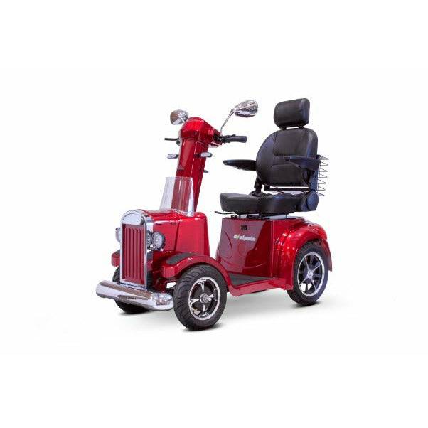EWheels EW-Vintage Heavy Duty Mobility Scooter in Red