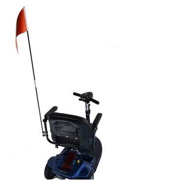  EWheels Flag with Mounting Hardware | Mobility Accessory