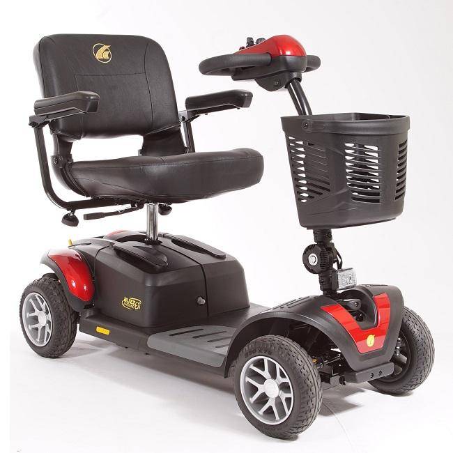 Golden Technologies Buzzaround Extreme 4-Wheel Travel Mobility Scooter in Red