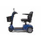 Golden Technologies Companion Full Size 3-Wheel Mobility Scooter in Blue Side View